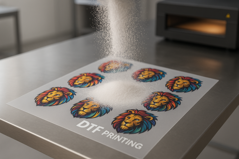 Lion Logo DTF Transfer Printing
