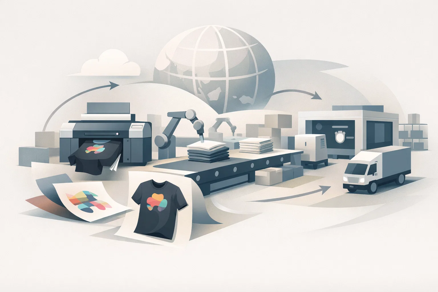 Printing industry news showing the impact of DTF technology on global apparel production
