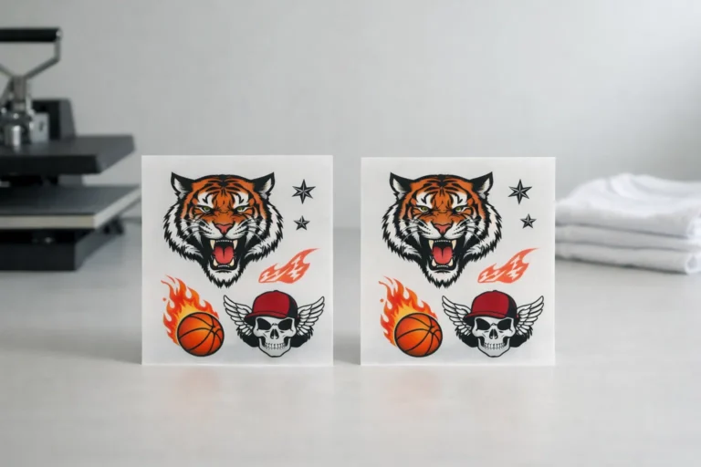 DTF prints showing different results despite using the same settings