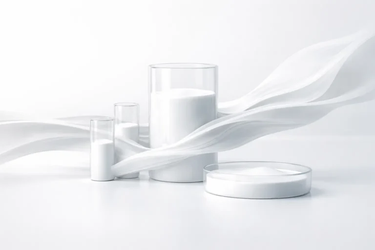 Minimal illustration representing white ink management in high-volume DTF apparel production