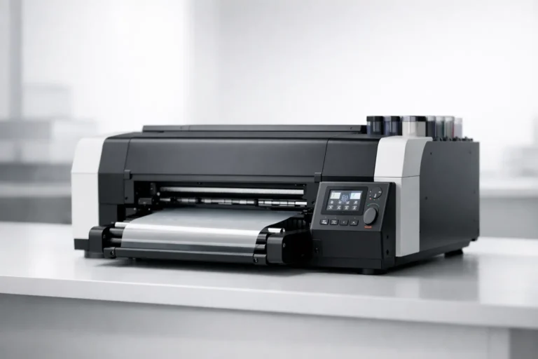 DTF printer in modern production studio environment 2026