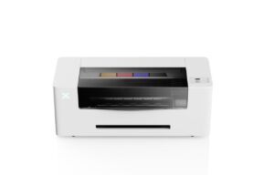 xTool Apparel Printer machine front view for custom apparel printing
